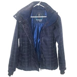 Powder Room Micro-Lite 10K/7K Ski Snowboard Jacket - Navy/Blue